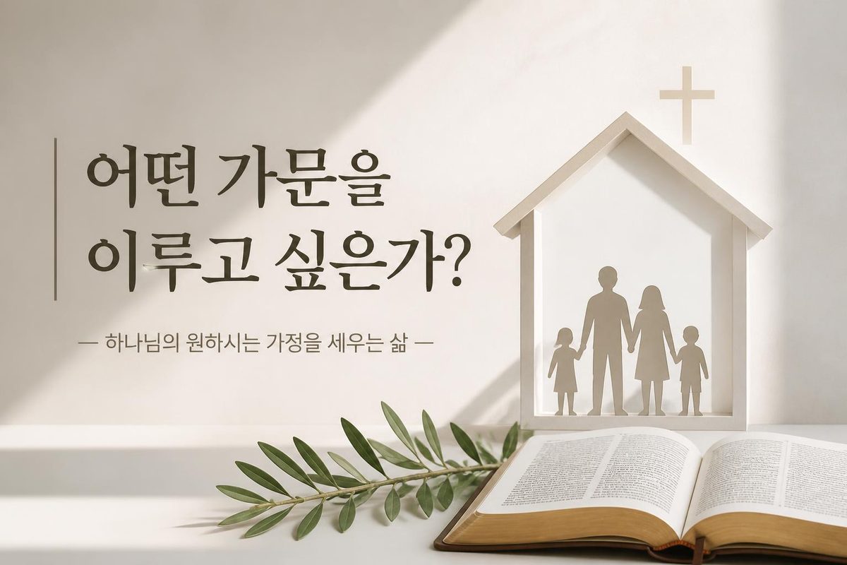 어떤 가문을 이루고 싶은가?