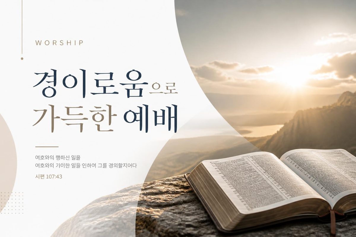 경이로움으로 가득한 예배