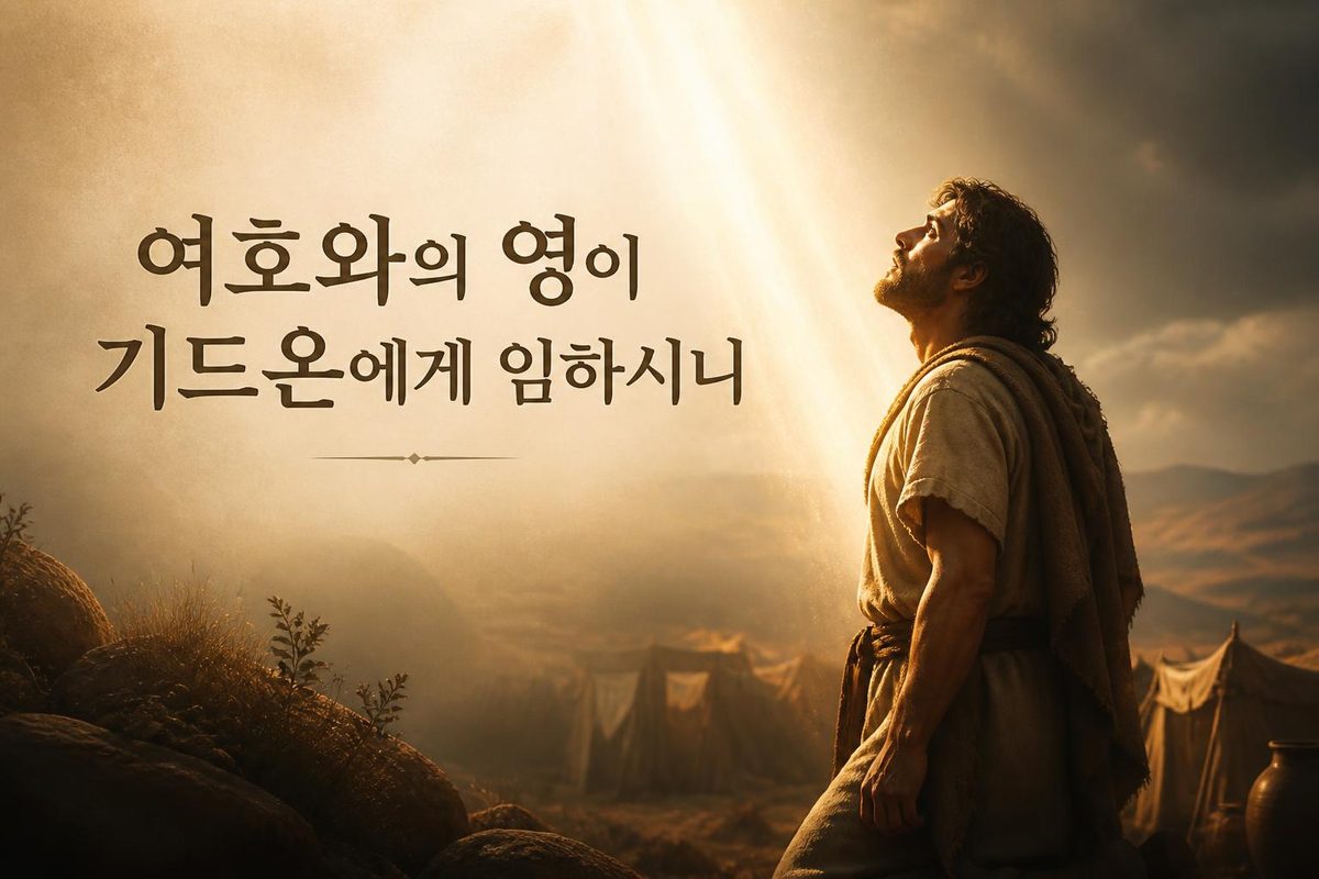 여호와의 영이 기드온에게 임하시니
