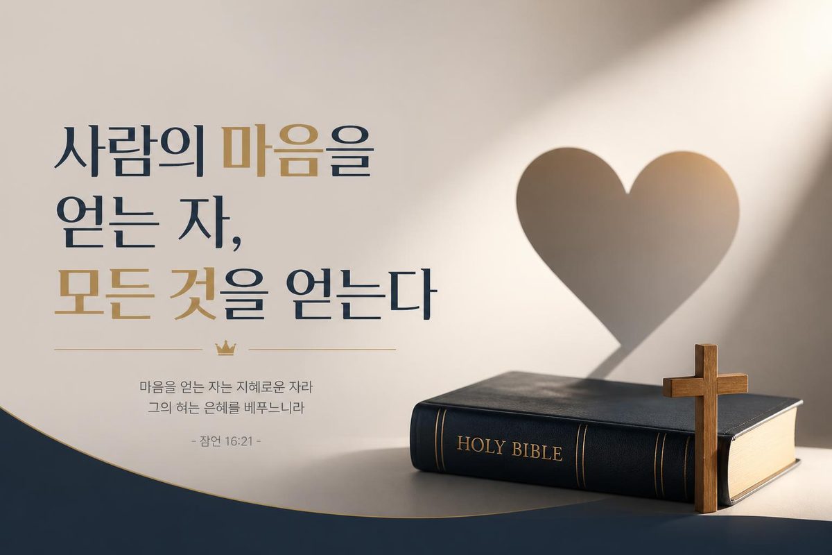 사람의 마음을 얻는 자, 모든 것을 얻는다