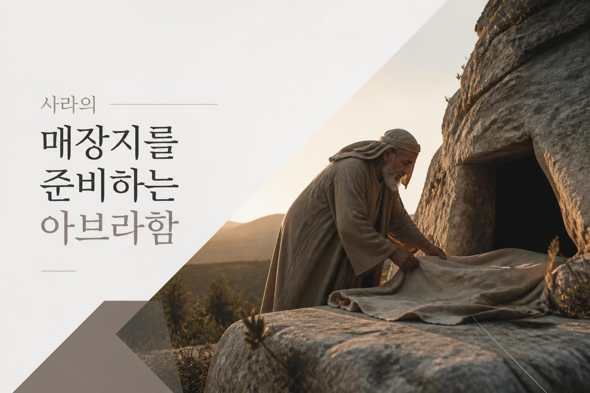 사라의 매장지를 준비하는 아브라함