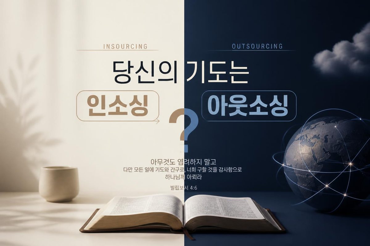 당신의 기도는 인소싱인가 아웃소싱인가?