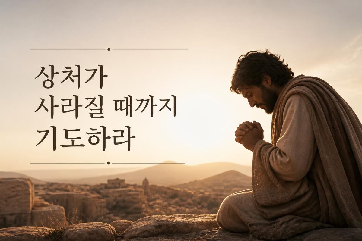 상처가 사라질 때까지 기도하라
