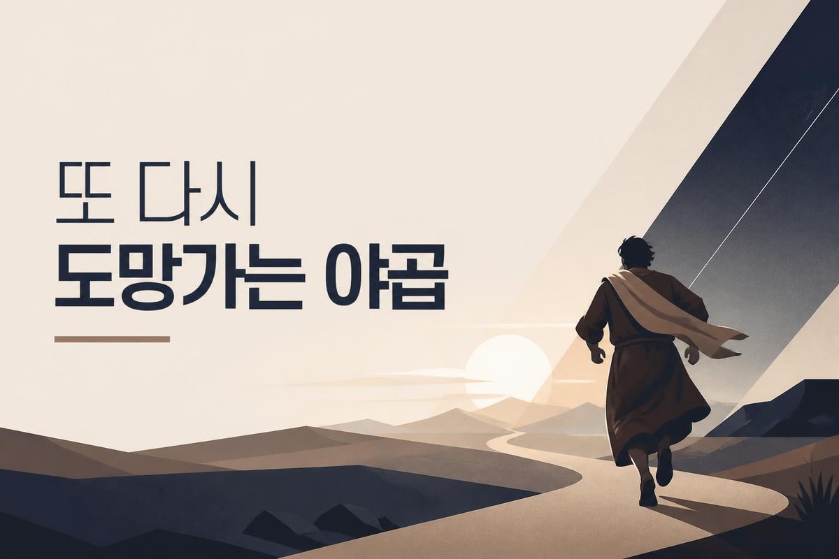 또 다시 도망가는 야곱