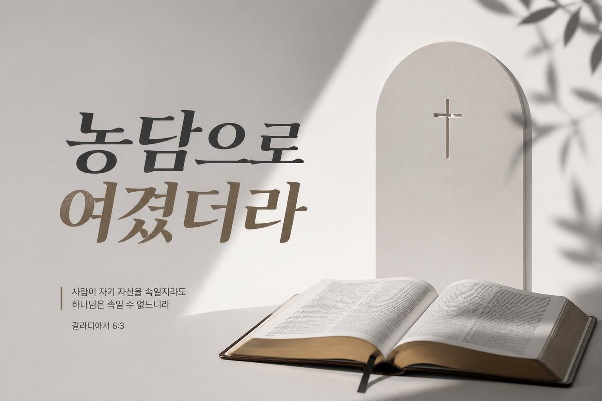 농담으로 여겼더라