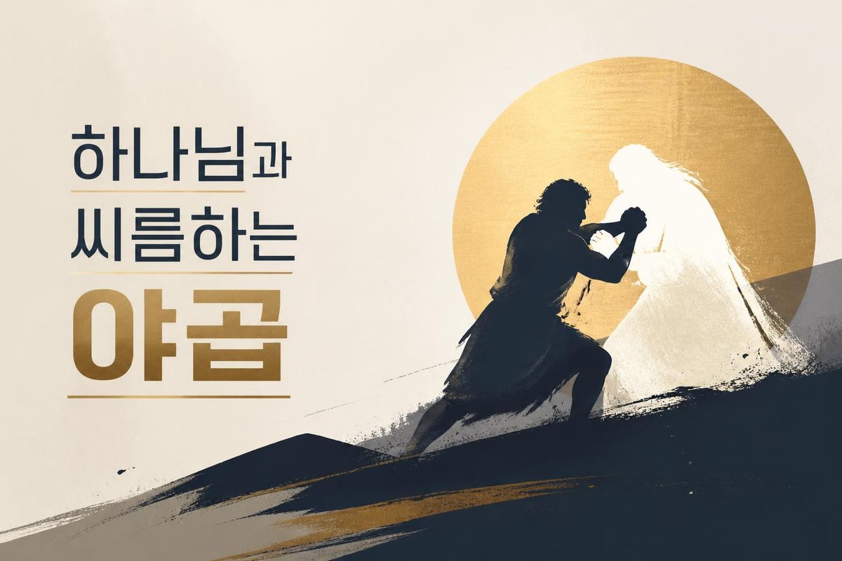 하나님과 씨름하는 야곱