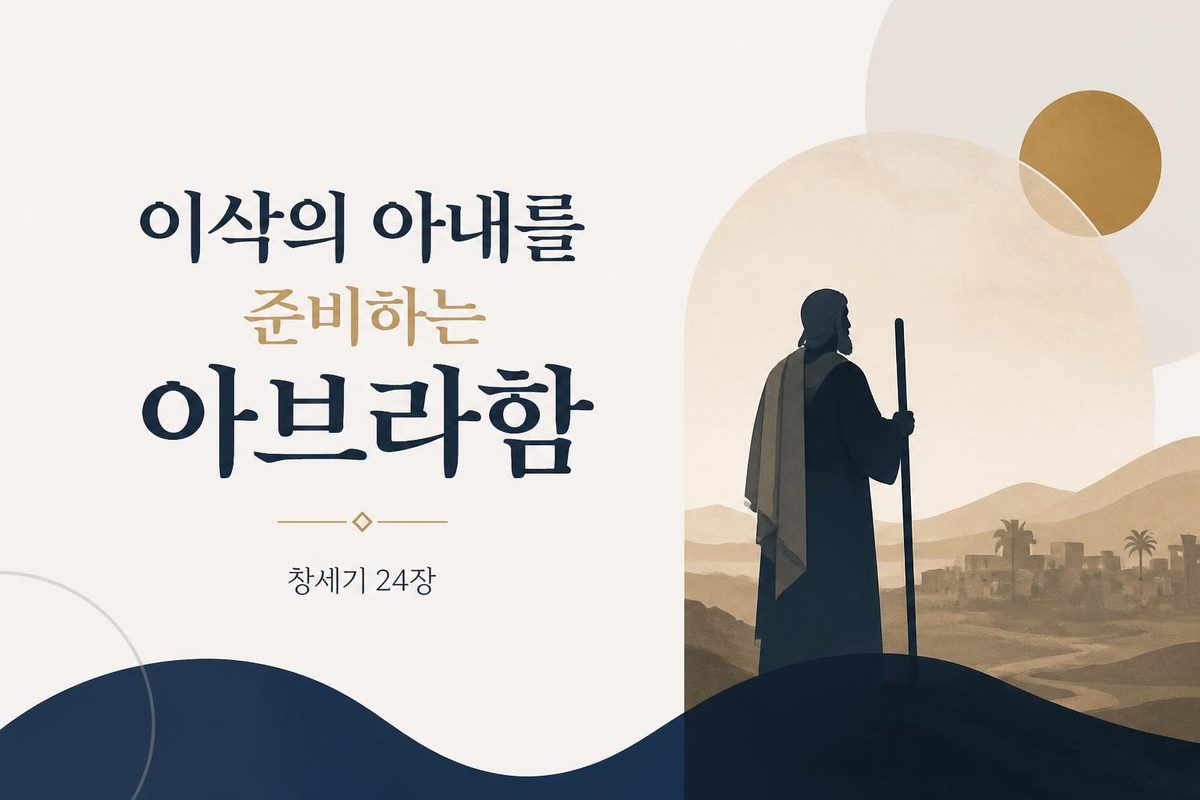 이삭의 아내를 준비하는 아브라함