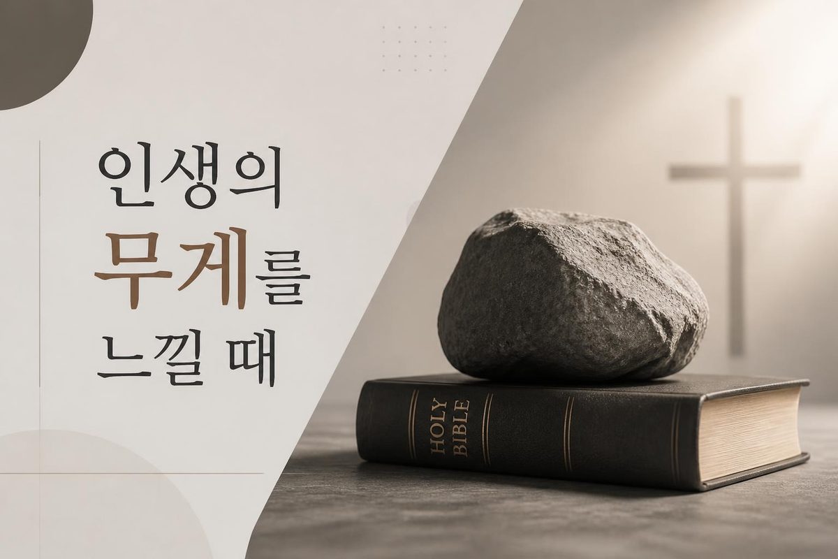 인생의 무게를 느낄 때