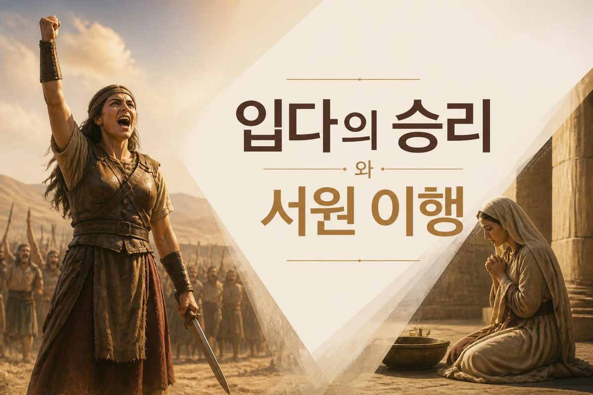 입다의 승리와 서원 이행