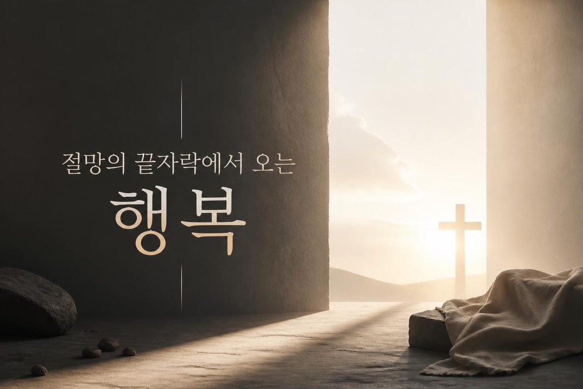 절망의 끝자락에서 오는 행복