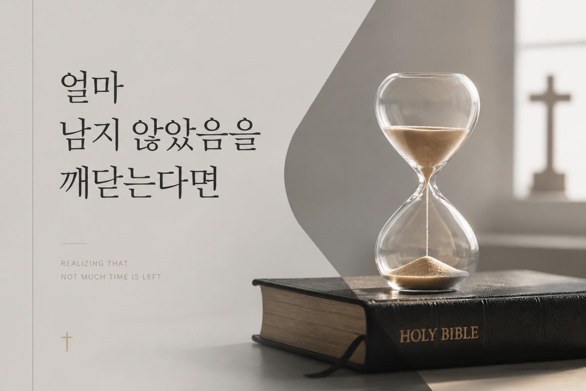 얼마 남지 않았음을 깨닫는다면
