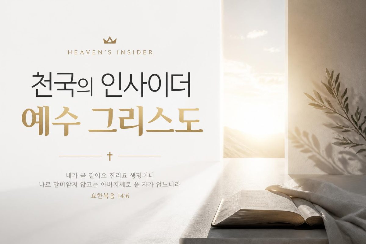 천국의 인사이더 예수 그리스도