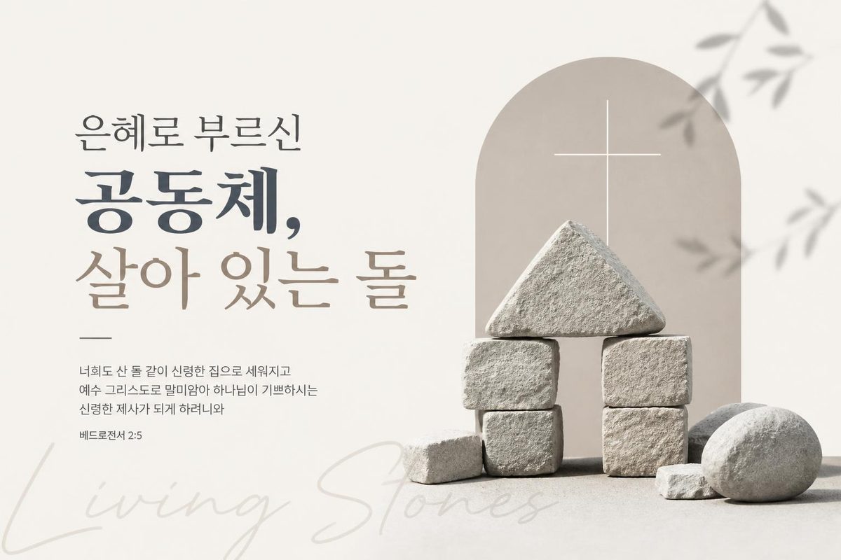 은혜로 부르신 공동체, 살아 있는 돌