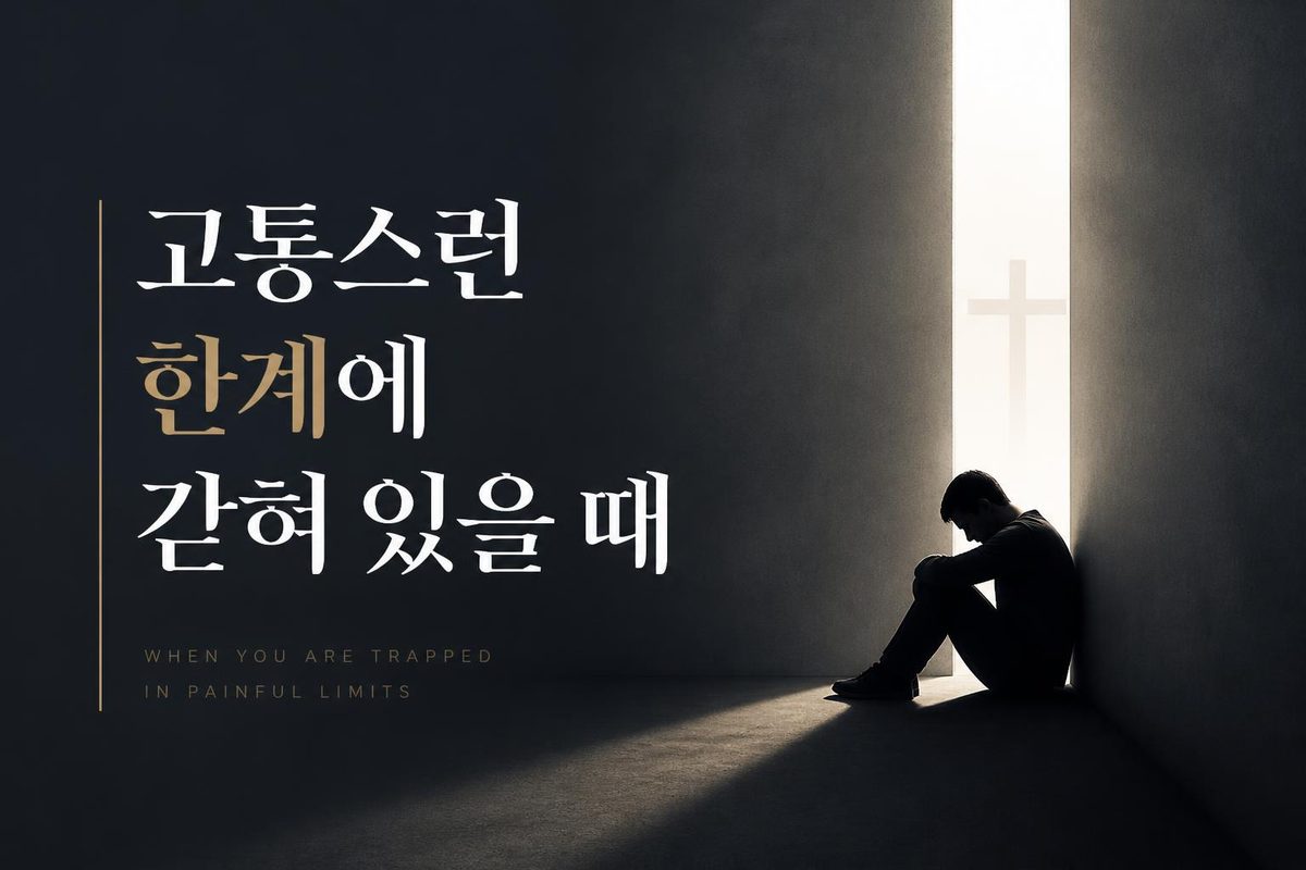 고통스런 한계에 갇혀 있을 때
