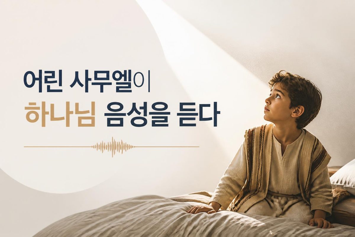 어린 사무엘이 하나님 음성을 듣다