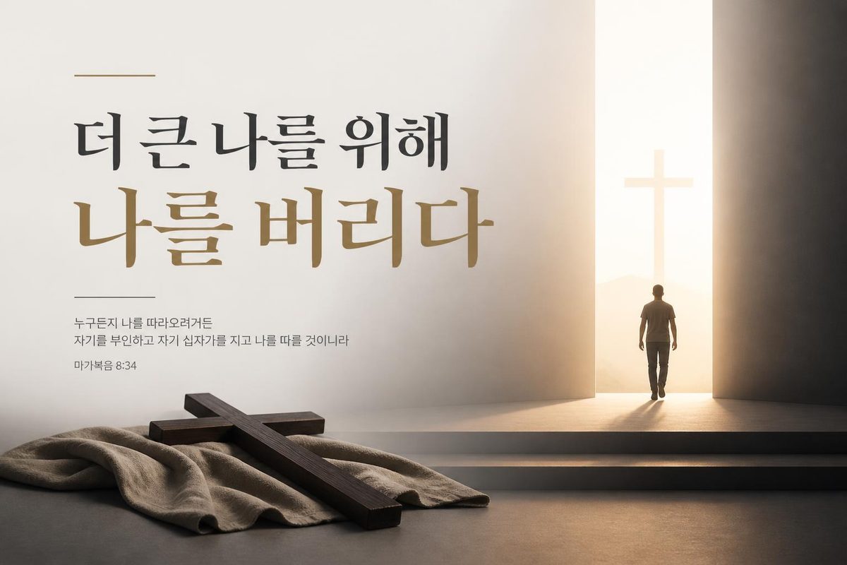 더 큰 나를 위해 나를 버리다