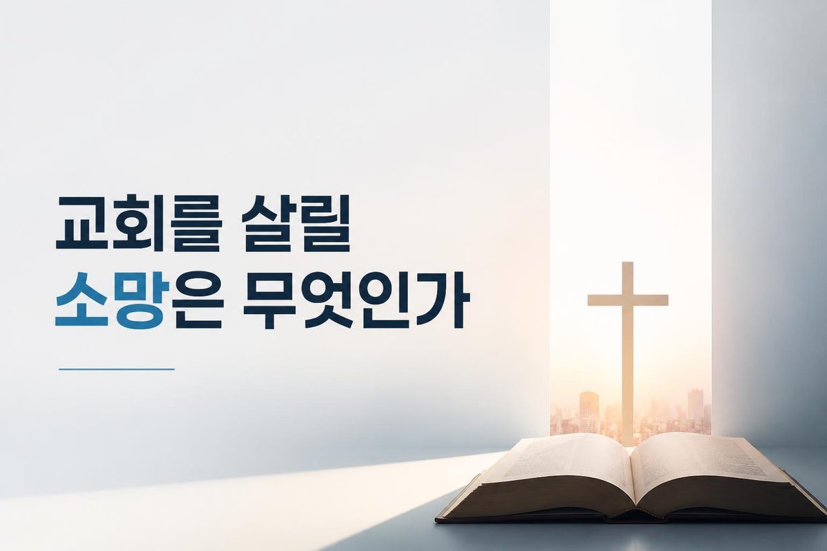 교회를 살릴 소망은 무엇인가?