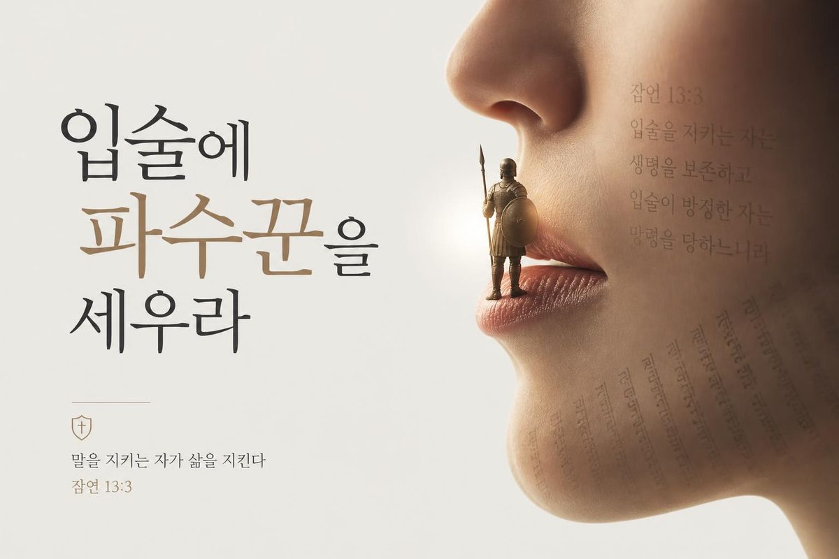 입술에 파수꾼을 세우라