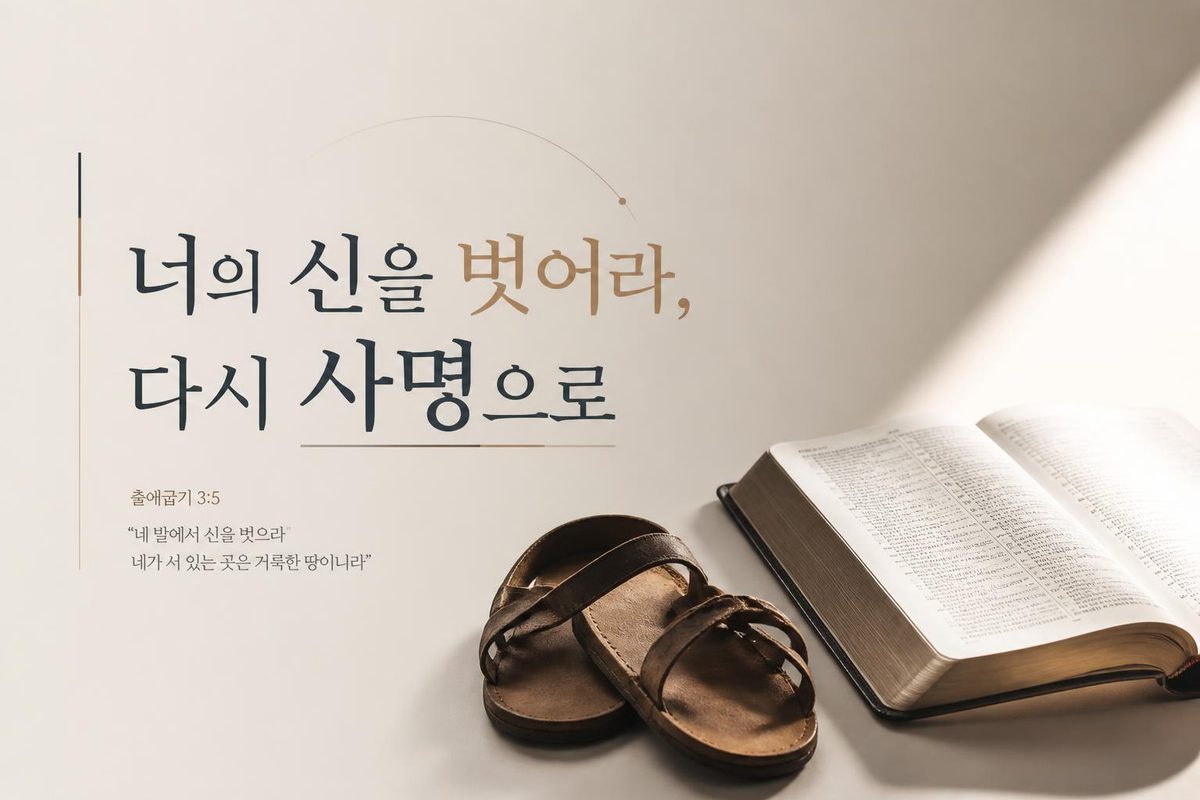 너의 신을 벗어라, 다시 사명으로