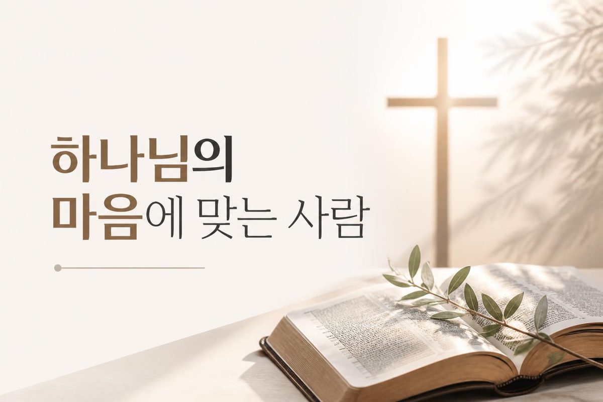 하나님의 마음에 맞는 사람
