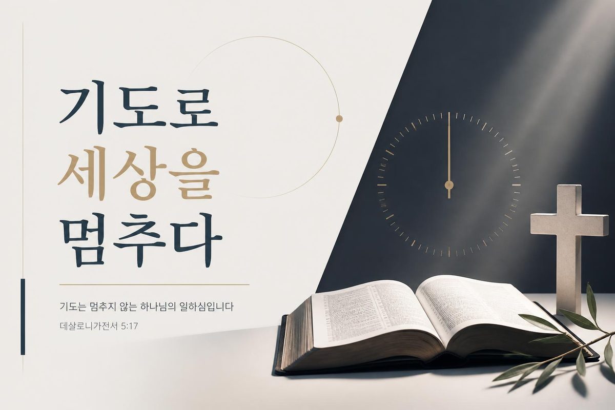 기도로 세상을 멈추다