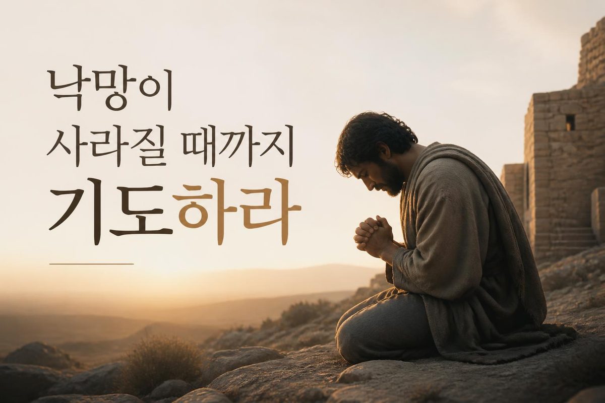 낙망이 사라질 때까지 기도하라