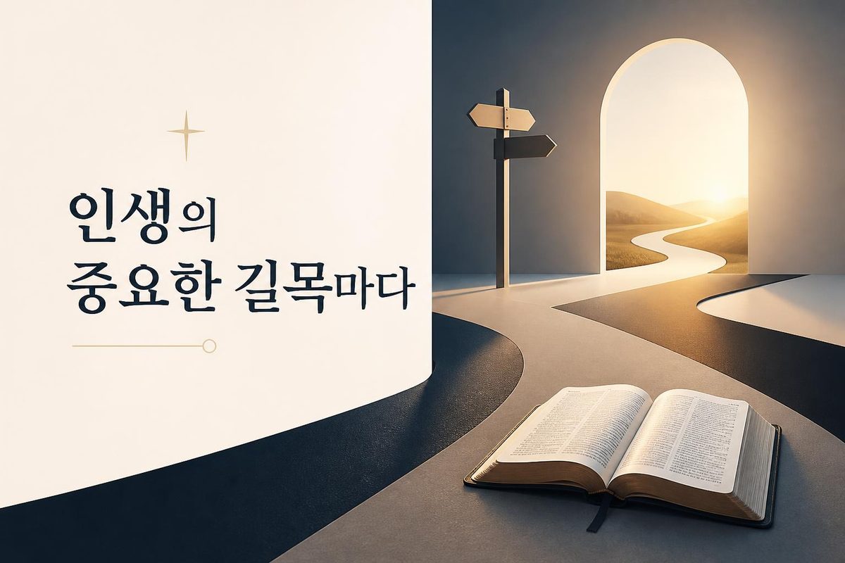 인생의 중요한 길목마다