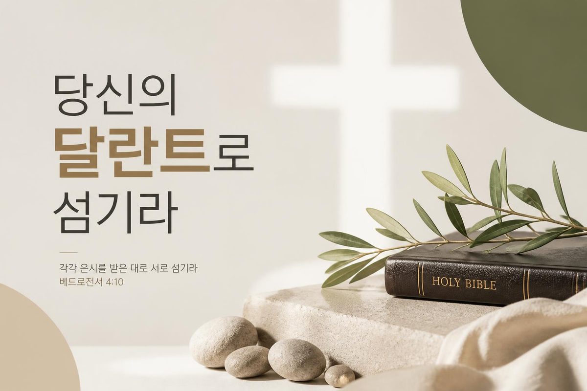 당신의 달란트로 섬기라